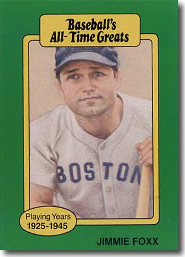 10-Count Lot 1987 JIMMIE FOXX Hygrade All-Time Greats