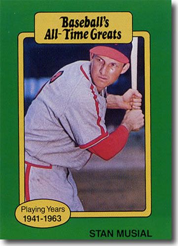 5-Count Lot 1987 STAN MUSIAL Hygrade All-Time Greats
