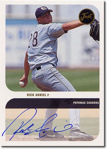1999 Rick Ankiel White Autograph Rookie #5 Mint Auto RC #/100