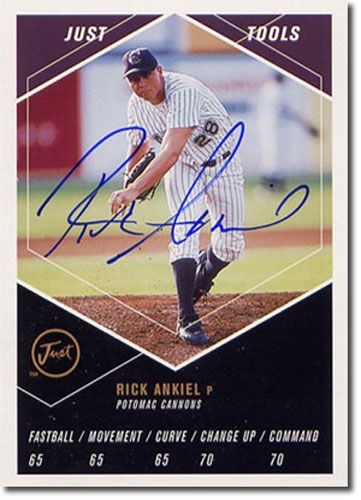 1999 Rick Ankiel Just Tools Autograph Rookie Mint Auto RC #/100