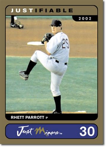 2002 Rare Insert Rhett Parrot GOLD Rookie RC #/1000