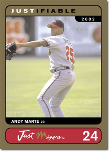 5-Count Lot 2002 Andy Marte Gold Rookies Mint RC #/1000