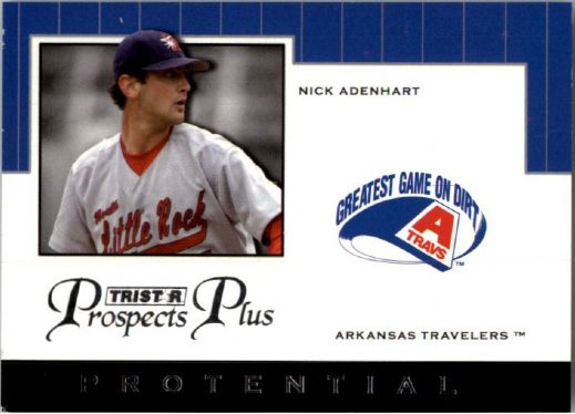 2007 * NICK ADENHART * TriStar Prospects Plus Rookie PROTENTIAL RC ANGELS