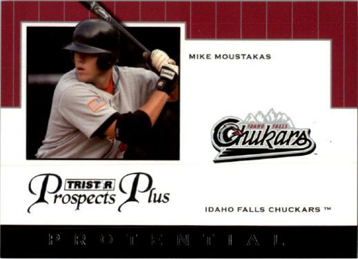 2007 MIKE MOUSTAKAS TriStar Prospects Plus Rookie PROTENTIAL RC