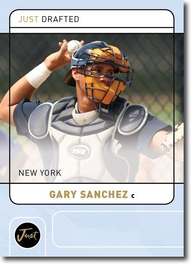 GARY SANCHEZ 2011 Just DRAFTED Rookie Mint RC (Qty Avail)