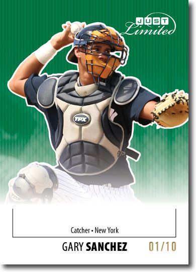 GARY SANCHEZ 2011 Just LIMITED Rookie Mint GREEN Parallel RC #/10