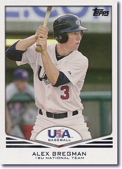 100-Ct Lot ALEX BREGMAN 2011 Topps USA Rookies RCs (QTY Available) ASTROS