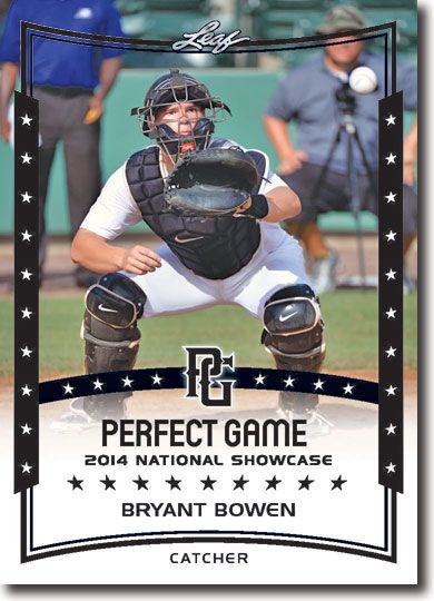 BRYANT BOWEN 2014 Leaf Perfect Game All-American SHOWCASE Rookie
