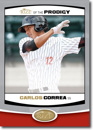 CARLOS CORREA 2012 Rize Rookie Inaugural Edition PRODIGY RC (QTY)