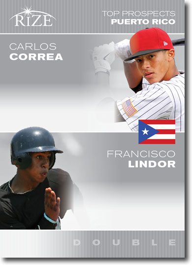 (10) 2012 Carlos CORREA * Francisco LINDOR Rize Rookie Cards Draft RCs