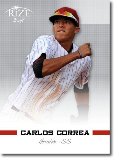 100-Count Lot CARLOS CORREA 2012 Rize Rookies Inaugural Edition RCs