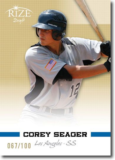 COREY SEAGER 2012 Rize Rookie GOLD Paragon RC #/100