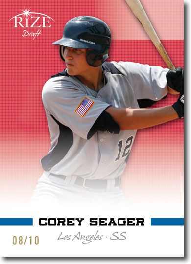 COREY SEAGER 2012 Rize Rookie RED Paragon RC #/10