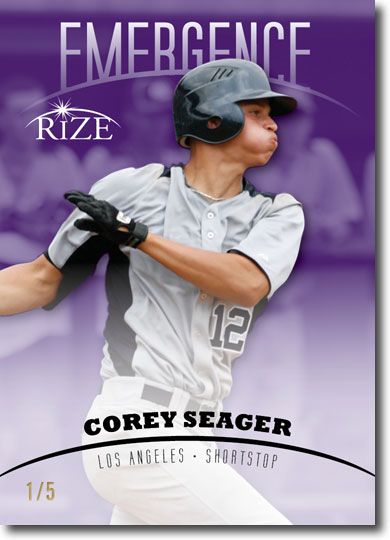 COREY SEAGER 2012 Rize Rookie PURPLE Paragon EMERGENCE RC #/5