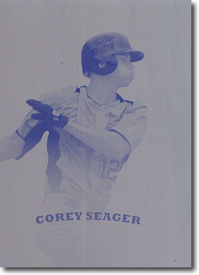 COREY SEAGER 2012 Rize Rookie Printing Press Plate EMERGENCE RC 1/1