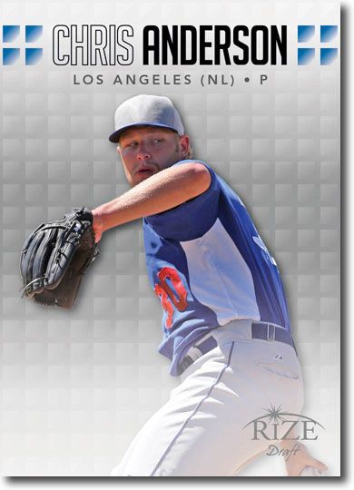CHRIS ANDERSON 2013 Rize Draft Baseball Rookie Card RC
