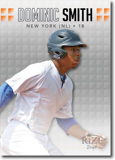 DOMINIC SMITH 2013 Rize Draft Baseball Rookie Card RC
