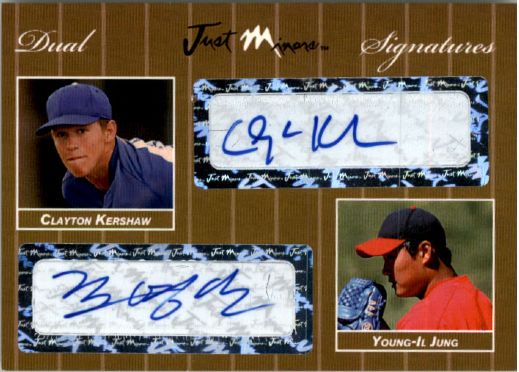 2007 Clayton Kershaw * Young Il Jung *  Autograph Rookie GOLD Auto #/10