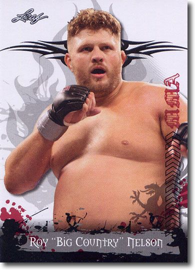 5-Count Lot 2010 Roy Big Country Nelson Leaf MMA Mint Rookies
