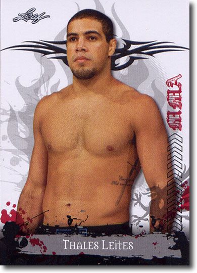 5-Count Lot 2010 Thales Leites Leaf MMA Mint Rookies