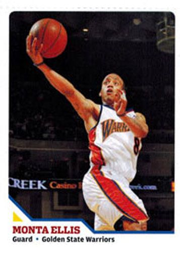 2010 Sports Illustrated SI for Kids #458 MONTA ELLIS Basketball Card UNCUT SHEET