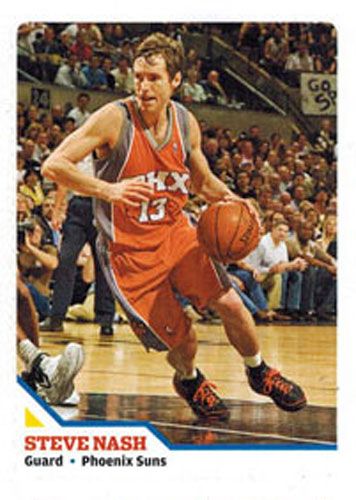2010 Sports Illustrated SI for Kids #471 STEVE NASH Basketball Card UN-CUT SHEET