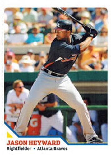 2010 Sports Illustrated SI for Kids #477 JASON HEYWARD Baseball Card UNCUT SHEET