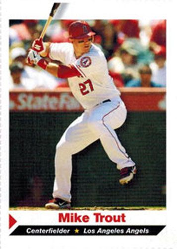 2012 Sports Illustrated SI for Kids #177 MIKE TROUT Baseball Card