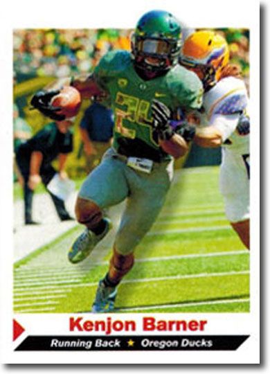 2013 Sports Illustrated SI for Kids #207 KENJON BARNER Football Card UNCUT SHEET
