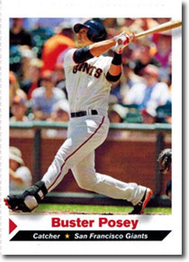 2013 Sports Illustrated SI for Kids #213 BUSTER POSEY Baseball Card UNCUT SHEET