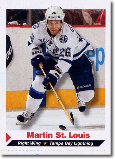 2013 Sports Illustrated SI for Kids #218 MARTIN ST. LOUIS Hockey UNCUT SHEET