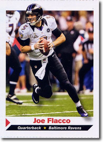 2013 Sports Illustrated SI for Kids #221 JOE FLACCO Football Card UNCUT SHEET
