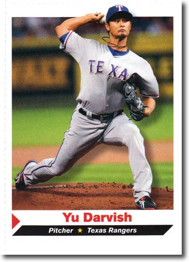 2013 Sports Illustrated SI for Kids #241 YU DARVISH Baseball Card UNCUT SHEET