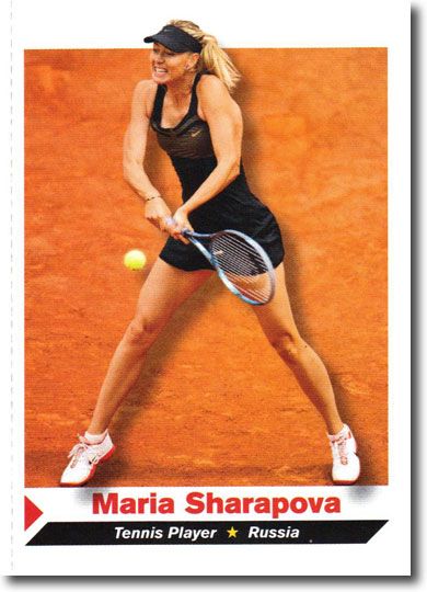 2013 Sports Illustrated SI for Kids #243 MARIA SHARAPOVA Tennis Card UNCUT SHEET