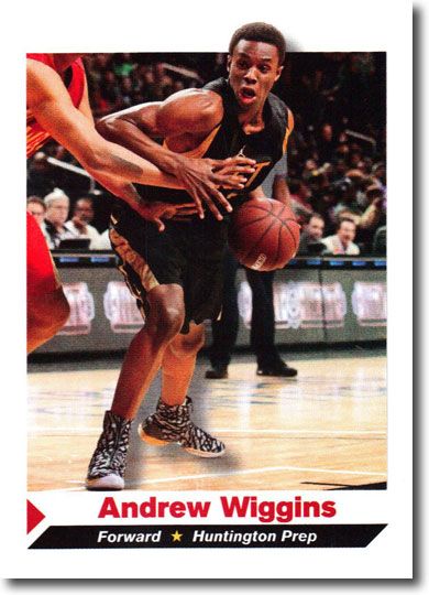 2013 Sports Illustrated SI for Kids #255 ANDREW WIGGINS Rookie Basketball Card