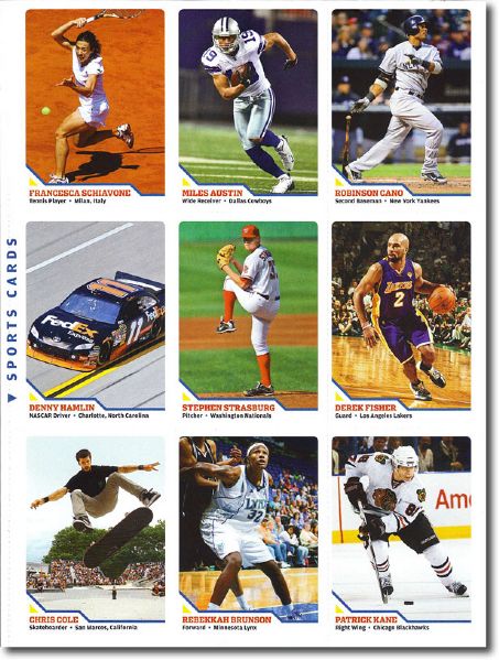 (10) 2010 Sports Illustrated SI for Kids #490 DENNY HAMLIN Auto Racing Cards