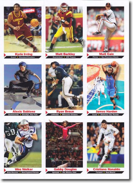 (10) 2012 Sports Illustrated SI for Kids #171 CRISTIANO RONALDO Soccer Cards