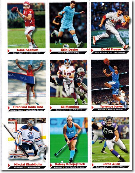 (25) 2012 Sports Illustrated SI for Kids #101 EDIN DZEKO Soccer Cards