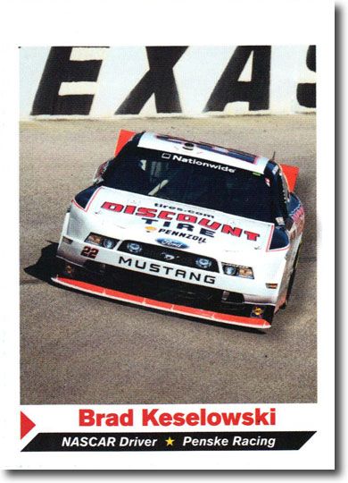 (25) 2013 Sports Illustrated SI for Kids #244 BRAD KESELOWSKI Auto Racing Cards