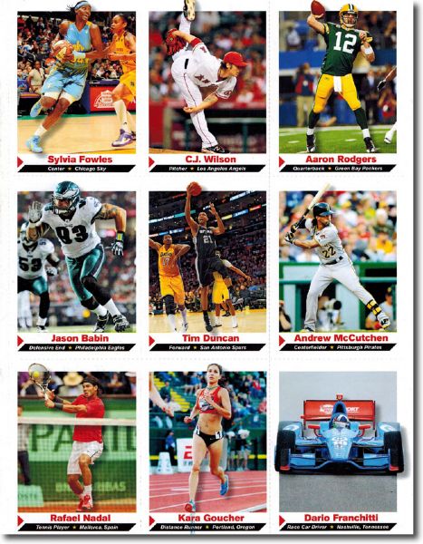 (100) 2012 Sports Illustrated SI for Kids #160 RAFAEL NADAL Tennis Cards