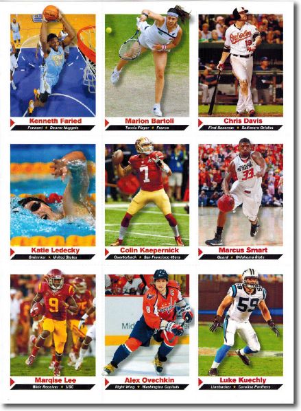 (100) 2013 Sports Illustrated SI for Kids #272 MARION BARTOLI Tennis Rookie Cards