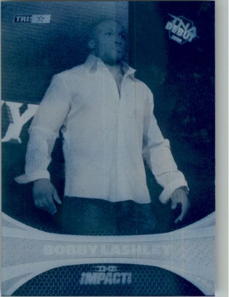 2009 TriStar TNA WWE Impact BOBBY LASHLEY #05 Printing Press Plate 1/1