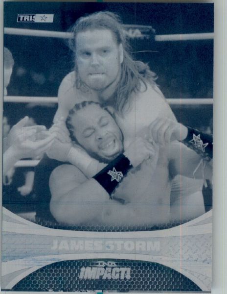 2009 TriStar TNA WWE Impact JAMES STORM #06 Printing Press Plate 1/1