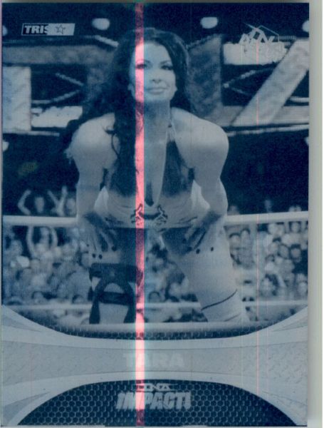 2009 TriStar TNA WWE Impact TARA #10 Printing Press Plate 1/1