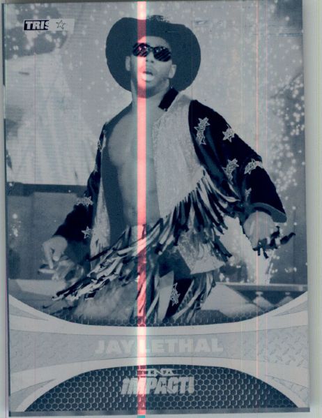 2009 TriStar TNA WWE Impact JAY LETHAL #22 Printing Press Plate 1/1