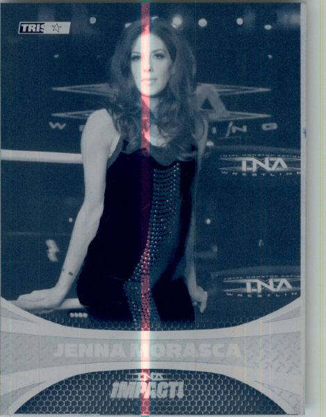 2009 TriStar TNA WWE Impact JENNA MORASCA #29 Printing Press Plate 1/1