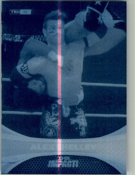 2009 TriStar TNA WWE Impact ALEX SHELLEY #31 Printing Press Plate 1/1