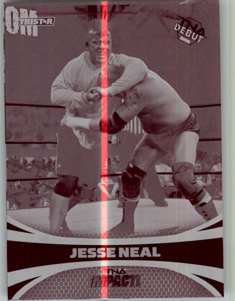 2009 TriStar TNA WWE Impact JESSE NEAL #39 Printing Press Plate 1/1