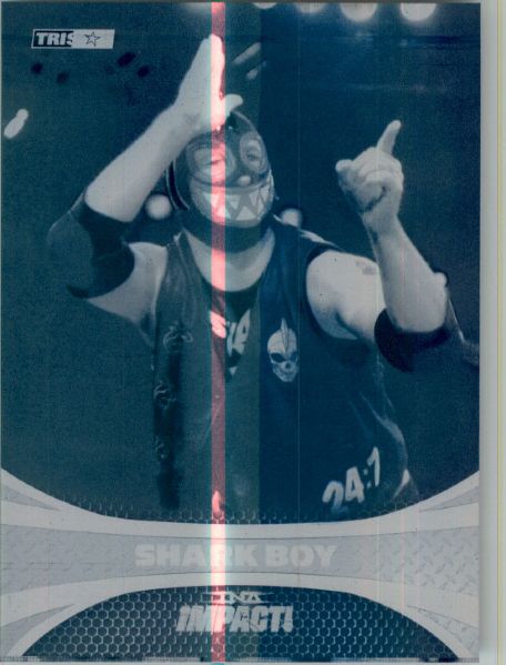 2009 TriStar TNA WWE Impact SHARK BOY #42 Printing Press Plate 1/1