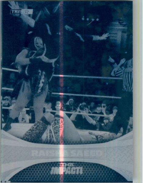2009 TriStar TNA WWE Impact RAISHA SAEED #48 Printing Press Plate 1/1